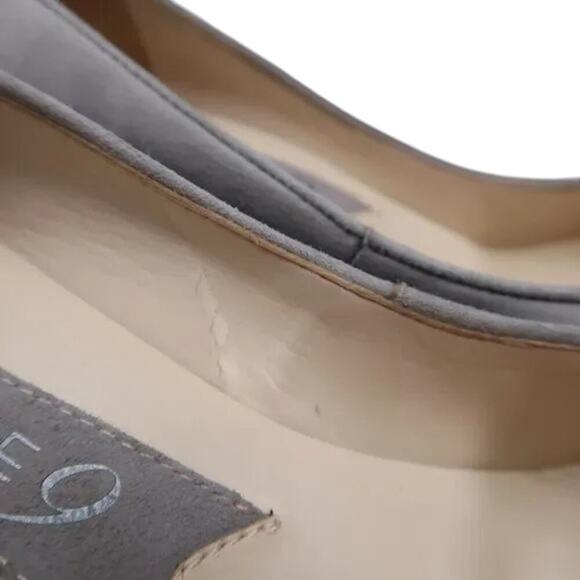 Boutique 9 Shoes Womens 7 Pumps Block Heel Suede Fashion Going Out Classic Grey - Picture 12 of 16